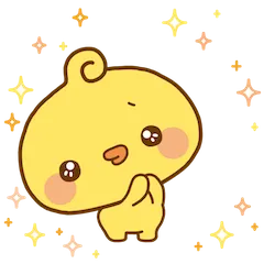 Playful Piyomaru sticker #16 - download as WEBP.