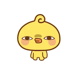 Playful Piyomaru sticker #19 - download as WEBP.