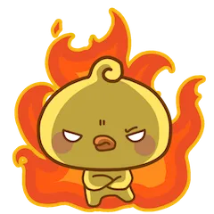 Playful Piyomaru sticker #22 - download as WEBP.