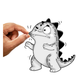 Playing with Drogo sticker #07