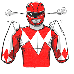 Power Rangers stickers