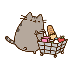 Pusheen Eats sticker #02