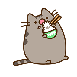 Pusheen Eats sticker #08