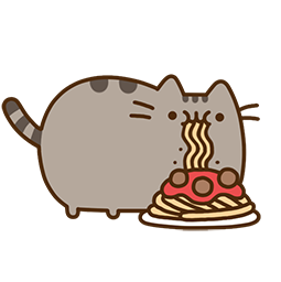 Pusheen Eats sticker #09