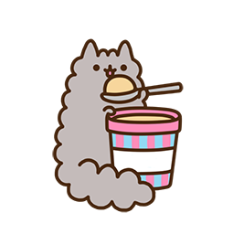 Pusheen Eats sticker #14