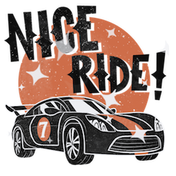 Revved Up sticker #02