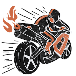 Revved Up sticker #14