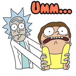 Rick and Morty sticker #02