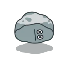 Rock sticker #4 - download as WEBP.