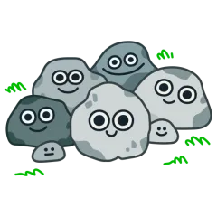 Rock sticker #7 - download as WEBP.