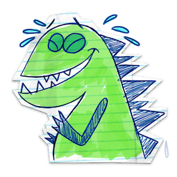 Scribble Squad sticker #02