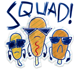 Scribble Squad sticker #04