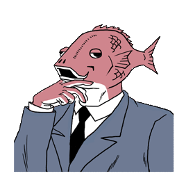 Serious Business Fish sticker #16