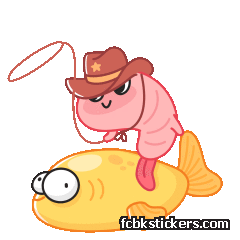 Креветка Шримпи стикер #5