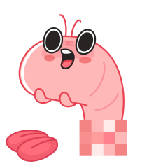 Стикер Креветка Шримпи #14