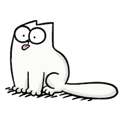 Simon’s Cat sticker #01