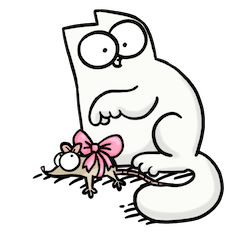 Simon’s Cat sticker #02