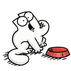 Simon’s Cat sticker #04