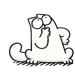 Simon’s Cat sticker #08