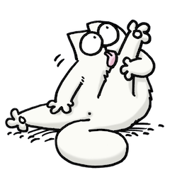 Simon’s Cat sticker #14