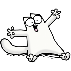 Simon’s Cat sticker #16