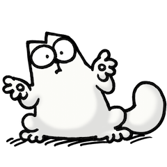 Simon’s Cat sticker #19