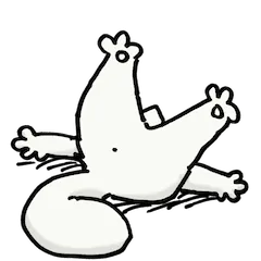 Simon’s Cat sticker #5 - download as WEBP.