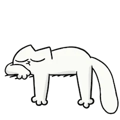 Simon’s Cat sticker #11 - download as WEBP.