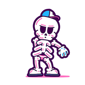 Skeleton Crew sticker #15