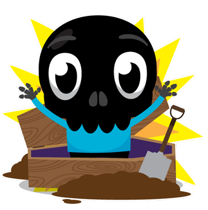 Skullington sticker #38