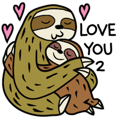 Sloth Party sticker #05