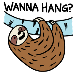 Sloth Party sticker #07