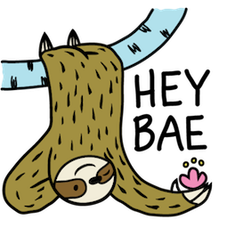 Sloth Party sticker #09