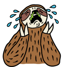 Sloth Party sticker #18