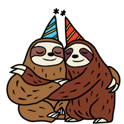 Sloth Party sticker #19