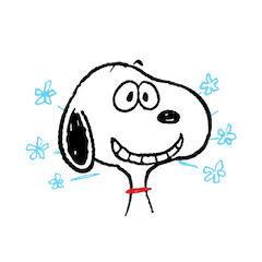 Snoopy and Friends sticker #2 - download as WEBP.