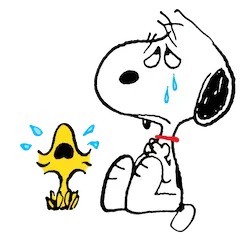 Snoopy and Friends sticker #7 - download as WEBP.