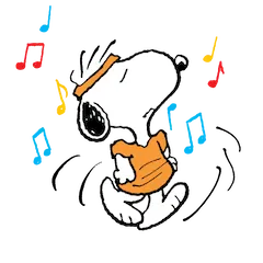 Snoopy and Friends sticker #12 - download as WEBP.