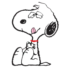 Snoopy and Friends sticker #13 - download as WEBP.