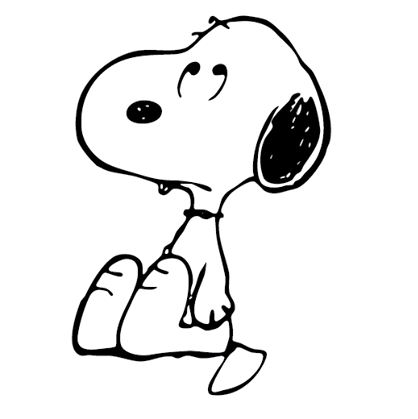 Snoopy`s Caprises sticker #05