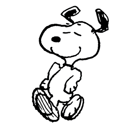 Snoopy`s Caprises sticker #08