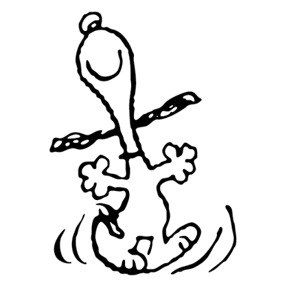 Snoopy`s Caprises sticker #09