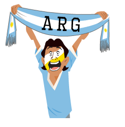 Soccer Scarves 2018 (A-M) sticker #02