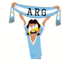 Soccer Scarves (A-F) sticker #04