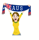 Soccer Scarves (A-F) sticker #05