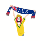 Soccer Scarves (A-F) sticker #06