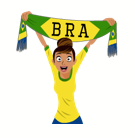 Soccer Scarves (A-F) sticker #11