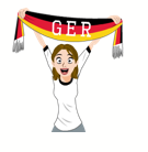 Soccer Scarves (G-U) sticker #02