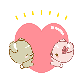Sugar Cubs in Love sticker #01