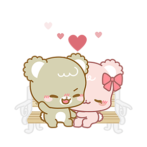 Sugar Cubs in Love sticker #03